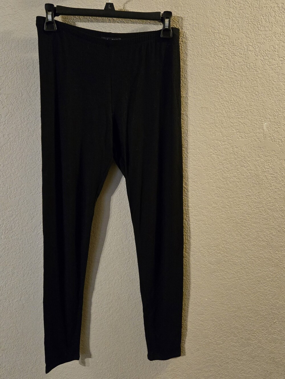 Eileen Fisher Womens Black Viscose/Spandex Jersey Leggings Size S/P